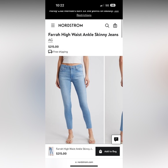 AG Denim Farah ankle sz 27 - Picture 4 of 4